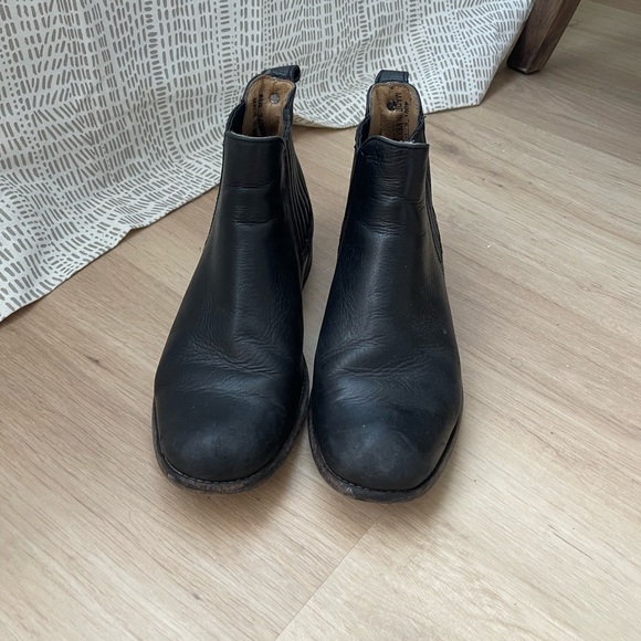 Black Genuine Leather Boots - Picture 5 of 5